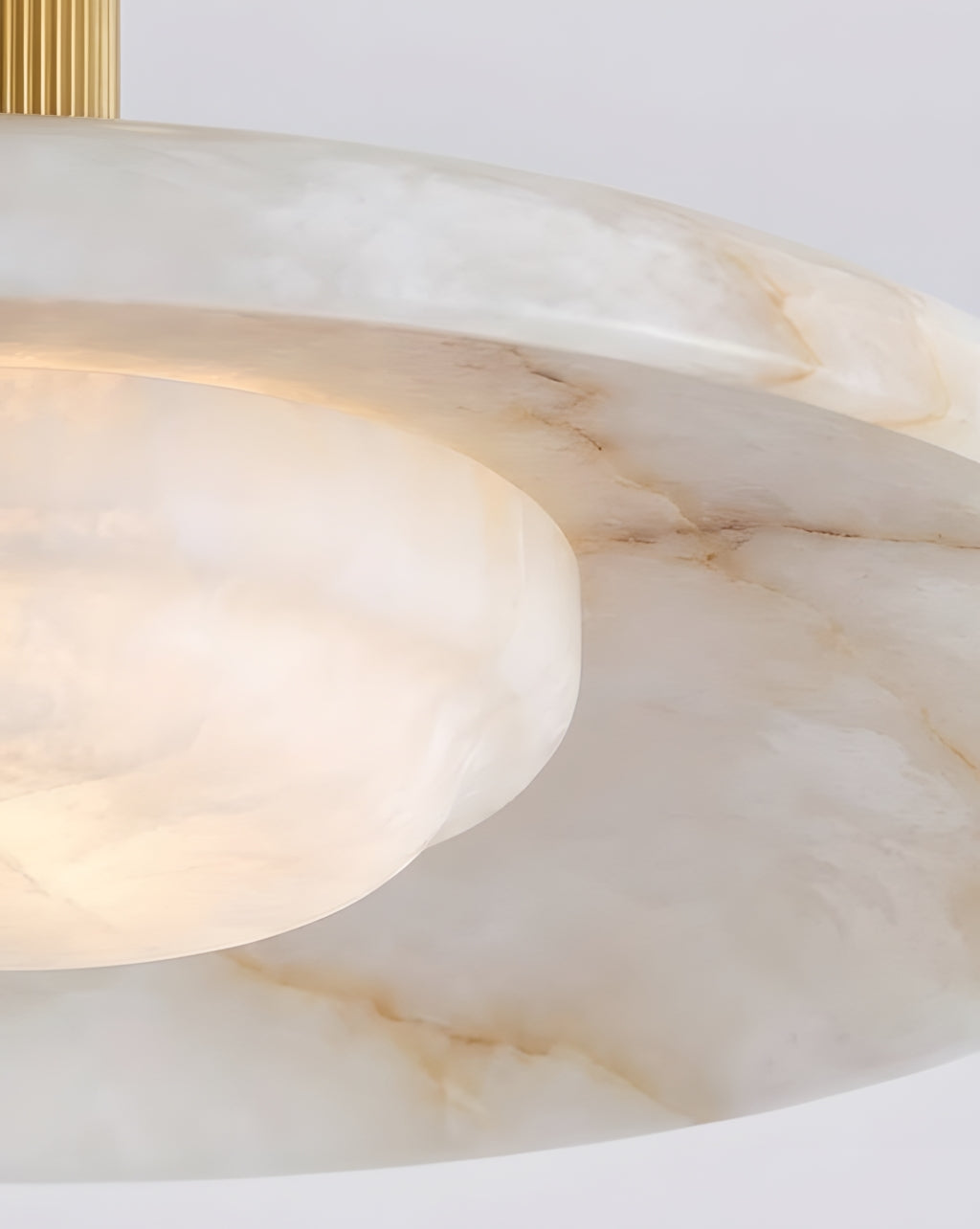 Avenorella Alabaster Flush Mount