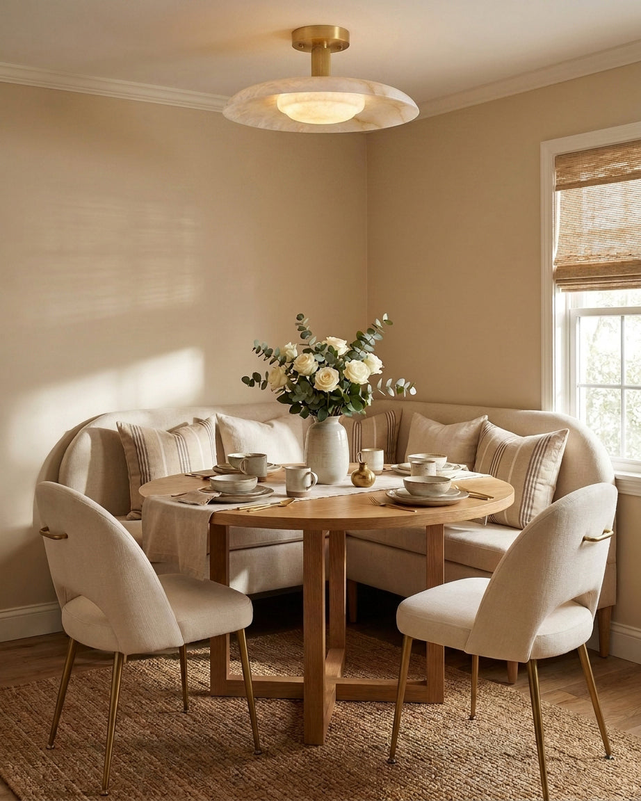 Avenorella Alabaster Flush Mount