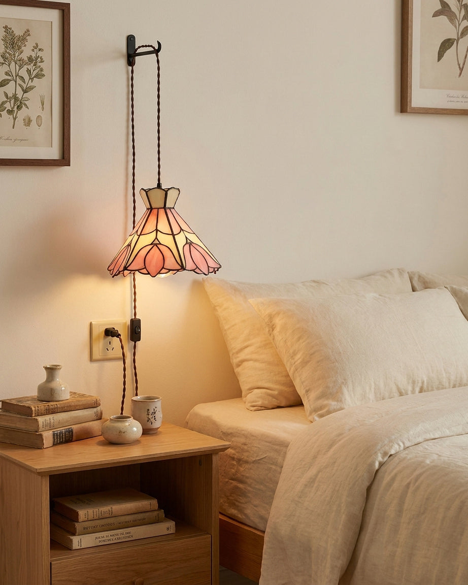 Cireielle Tiffany Plug In Pendant Light