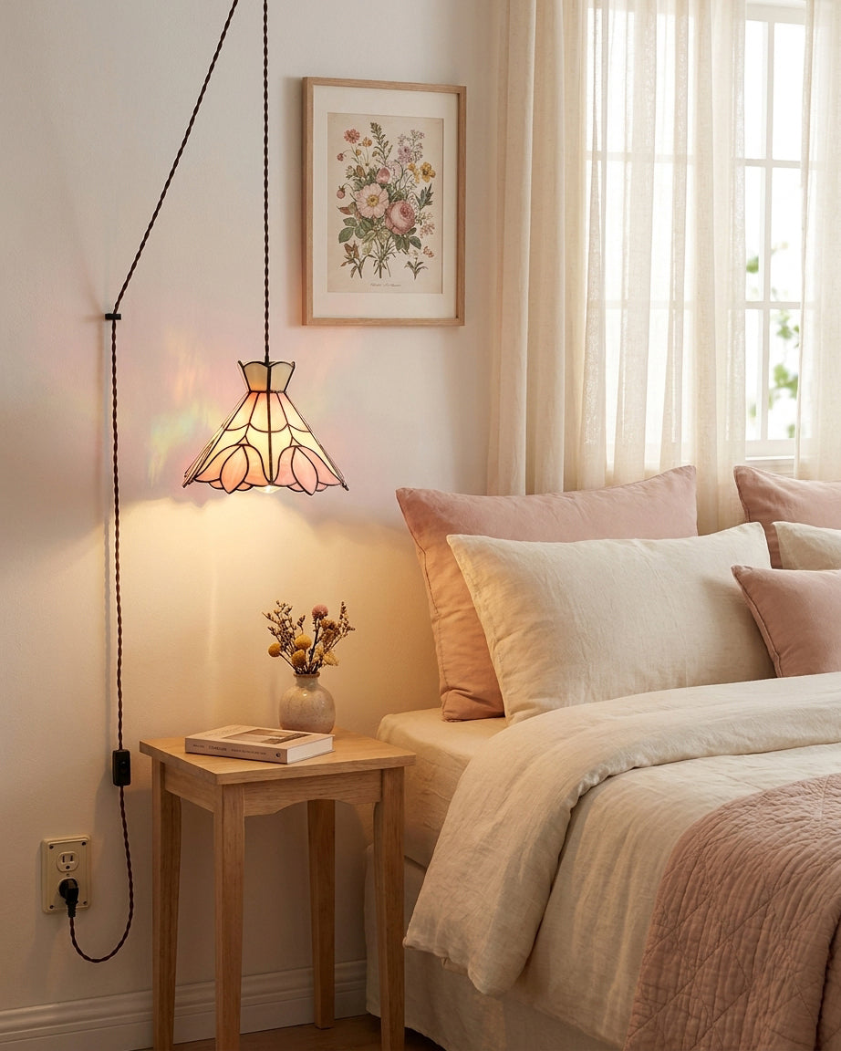 Cireielle Tiffany Plug In Pendant Light