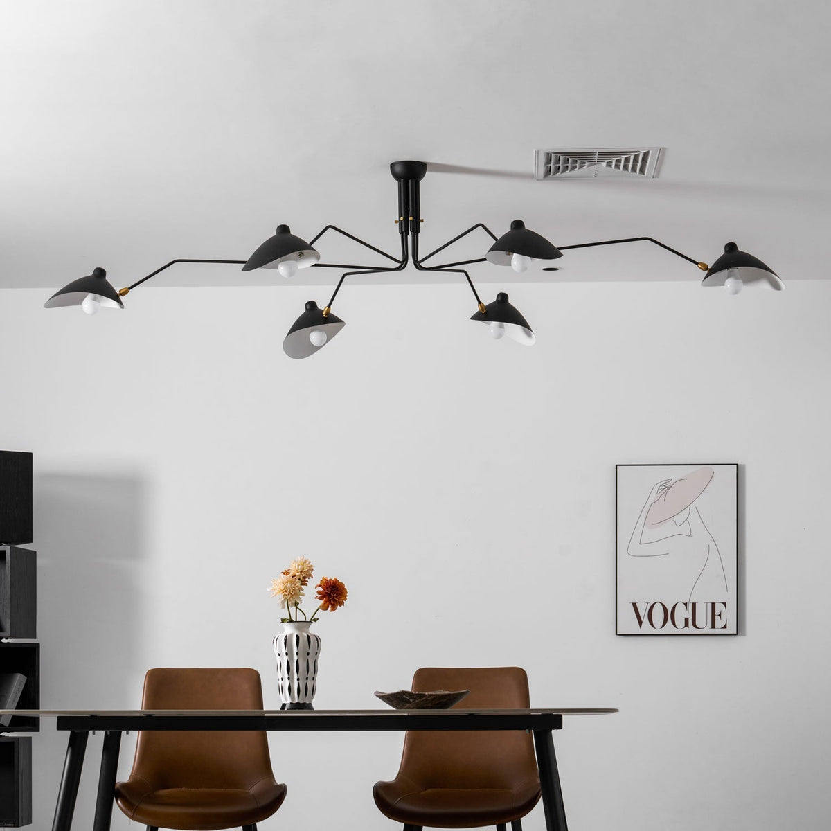 Renuelle Ceiling Light Three Arm Minimalist