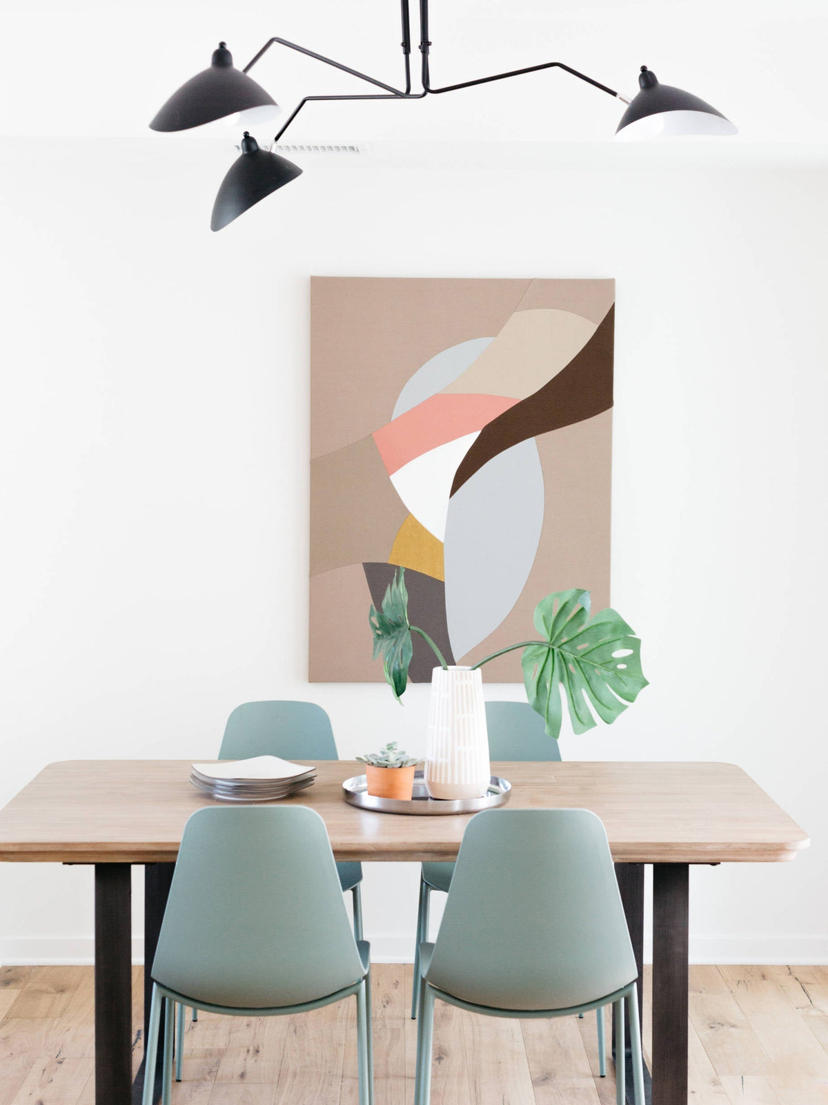 Renuelle Ceiling Light Three Arm Minimalist