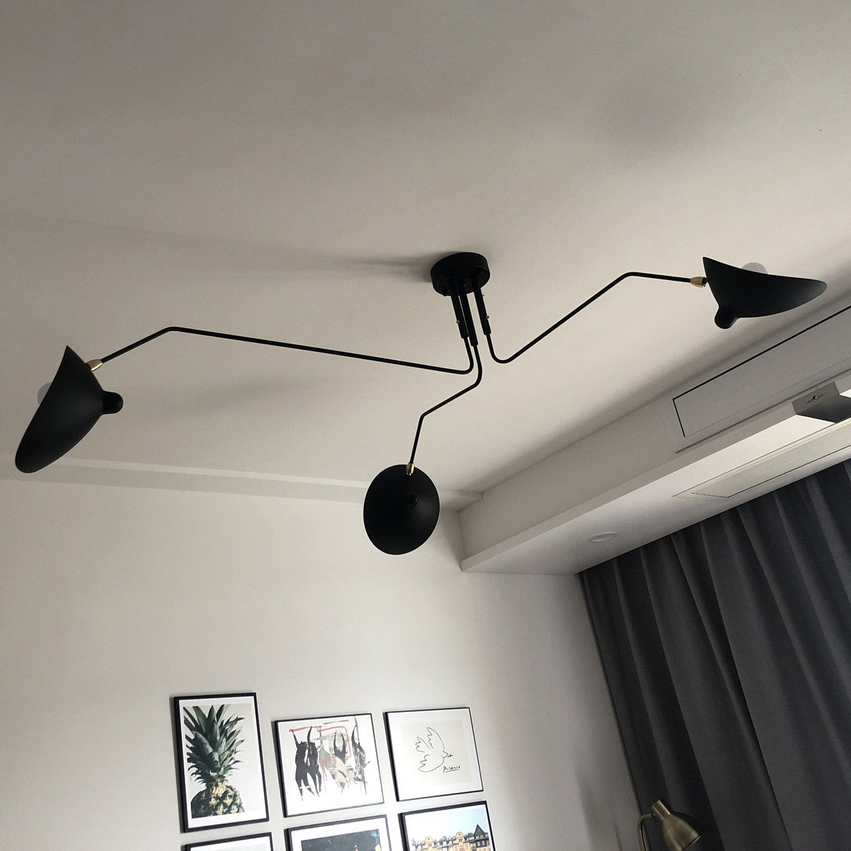 Ganesor Industry Three Arm Ceiling Light