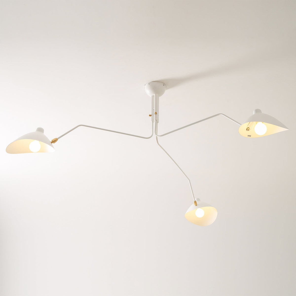 Renuelle Ceiling Light Three Arm Minimalist