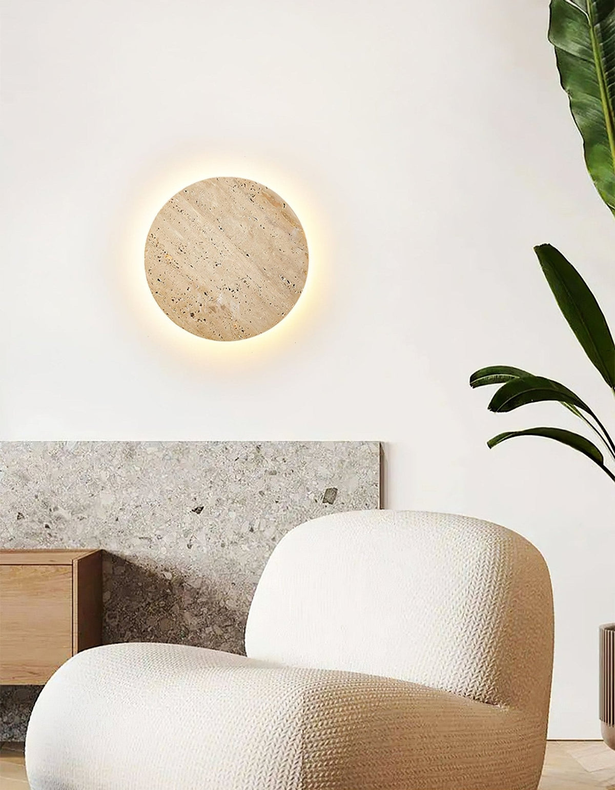 Artale Travertine Wall Light