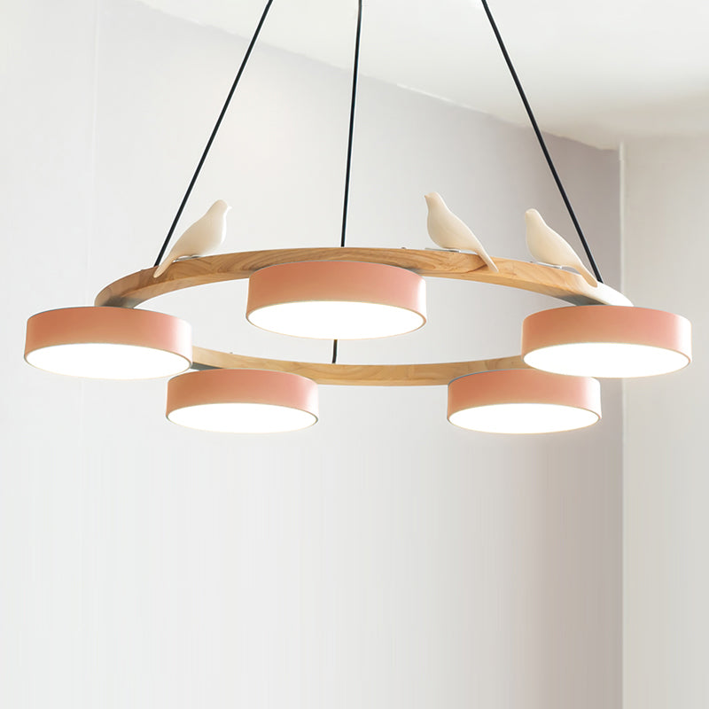 Tokagal Chandelier Bird Round