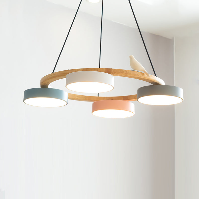 Tokagal Chandelier Bird Round