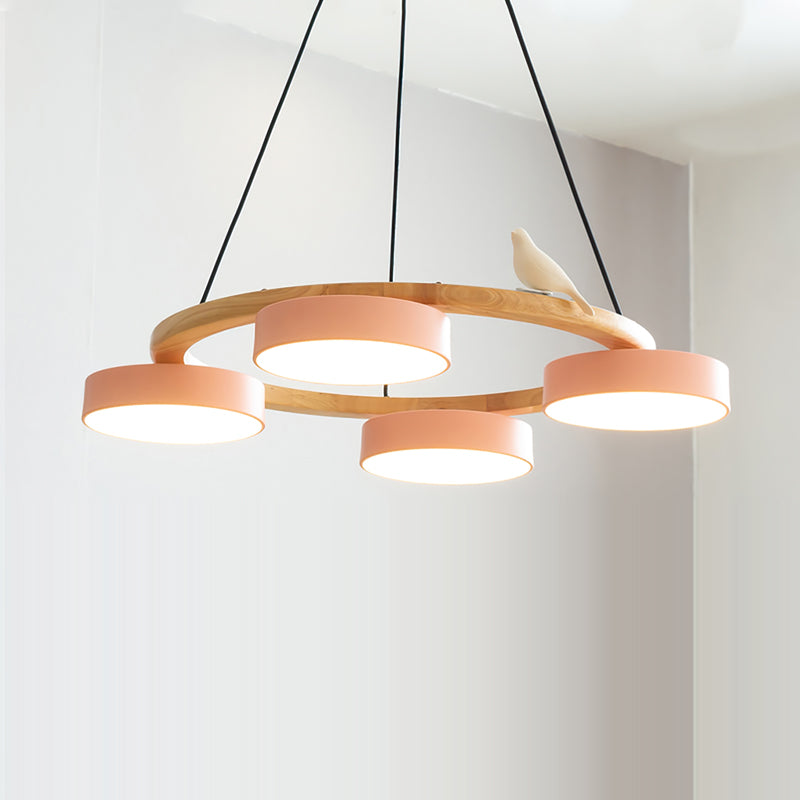 Tokagal Chandelier Bird Round