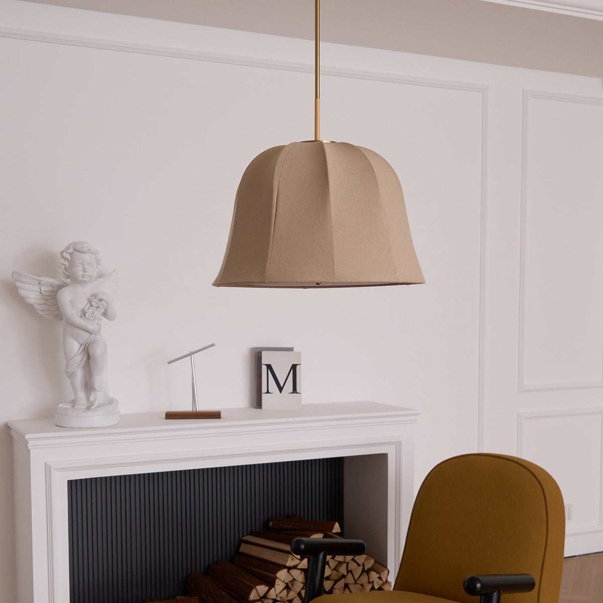 Guruvis Pendant Light Bell Fabric Line