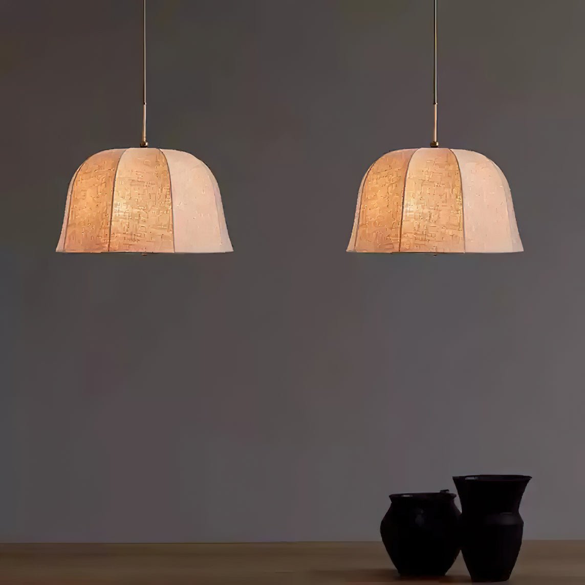 Guruvis Pendant Light Bell Fabric Line