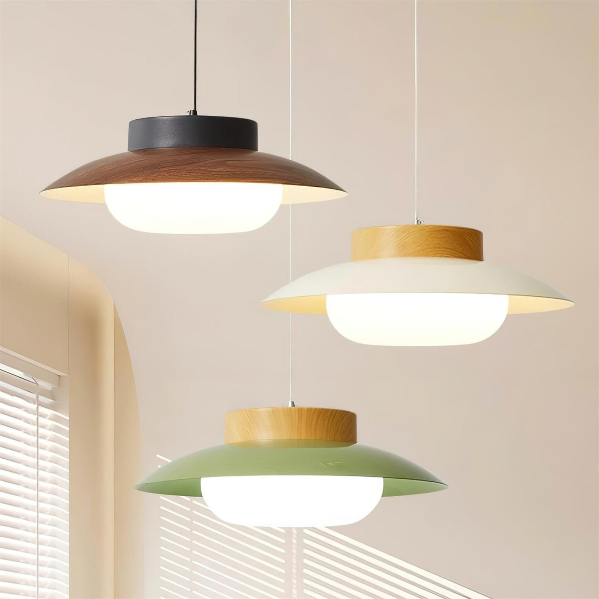 Teriivise Swing Arm Pendant Lamp