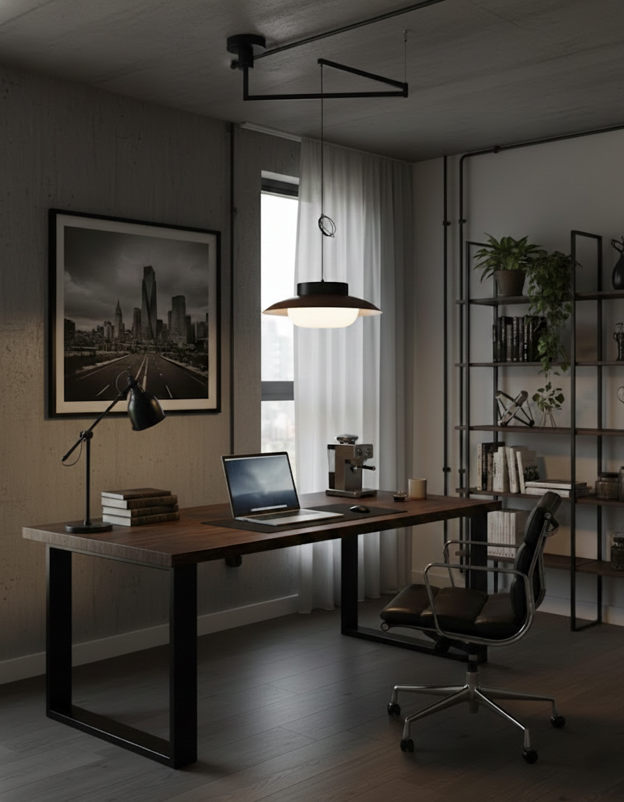 Teriivise Swing Arm Pendant Lamp