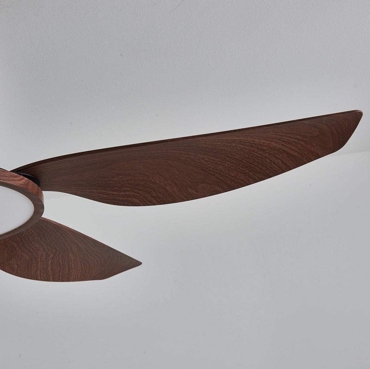 Sylenel Modern Wood Brass Ceiling Fan Light
