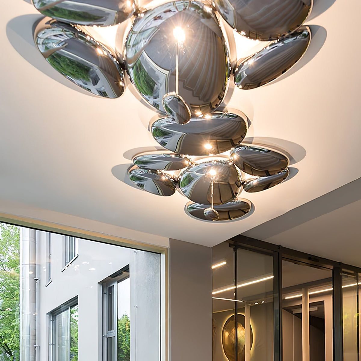 Radabes Contemporary Skydro Ceiling Light Smoke Gray