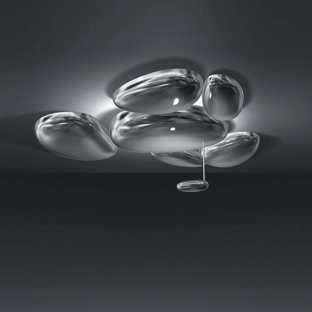 Radabes Contemporary Skydro Ceiling Light Smoke Gray