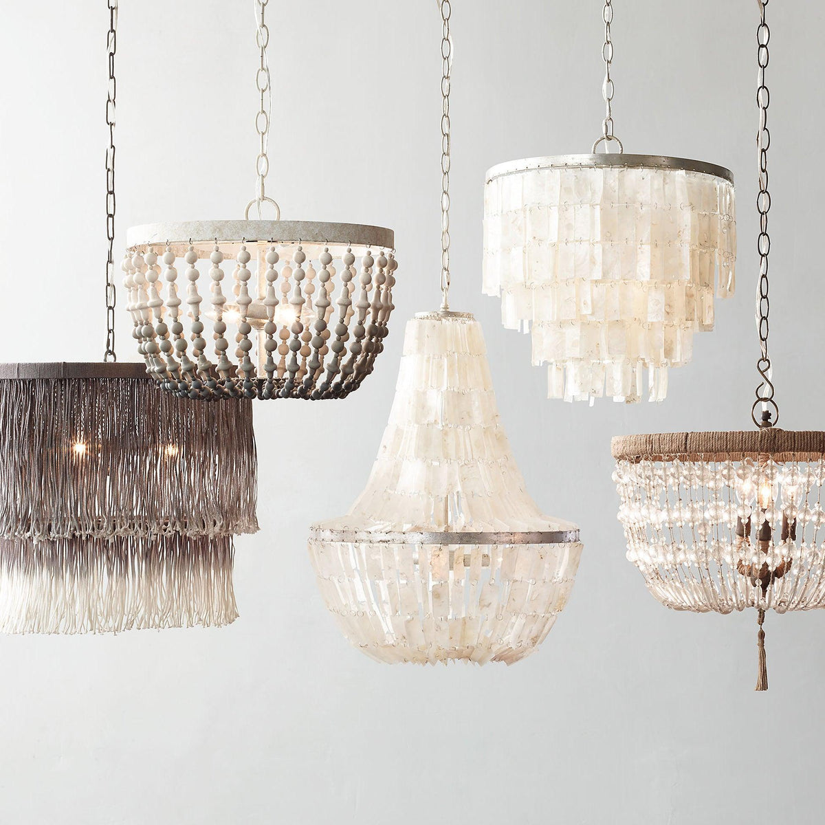 Coraise Luxury Shell Pendant Light