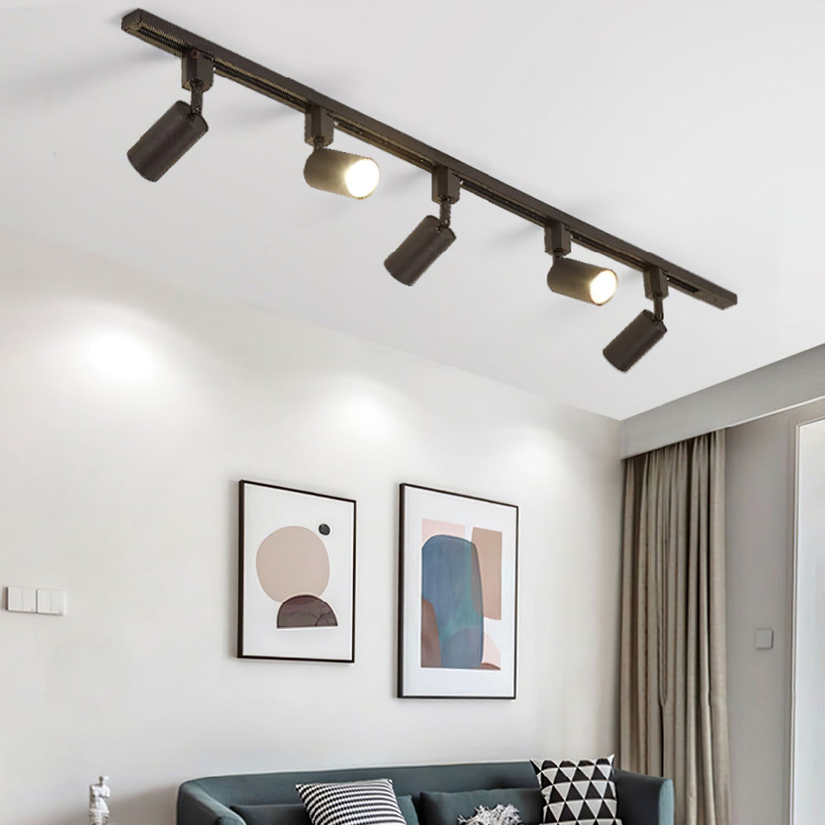 Galvyn Ceiling Lamp Sleek Cylinder Track with Minimalist