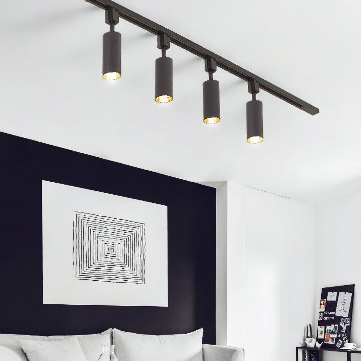 Galvyn Ceiling Lamp Sleek Cylinder Track with Minimalist