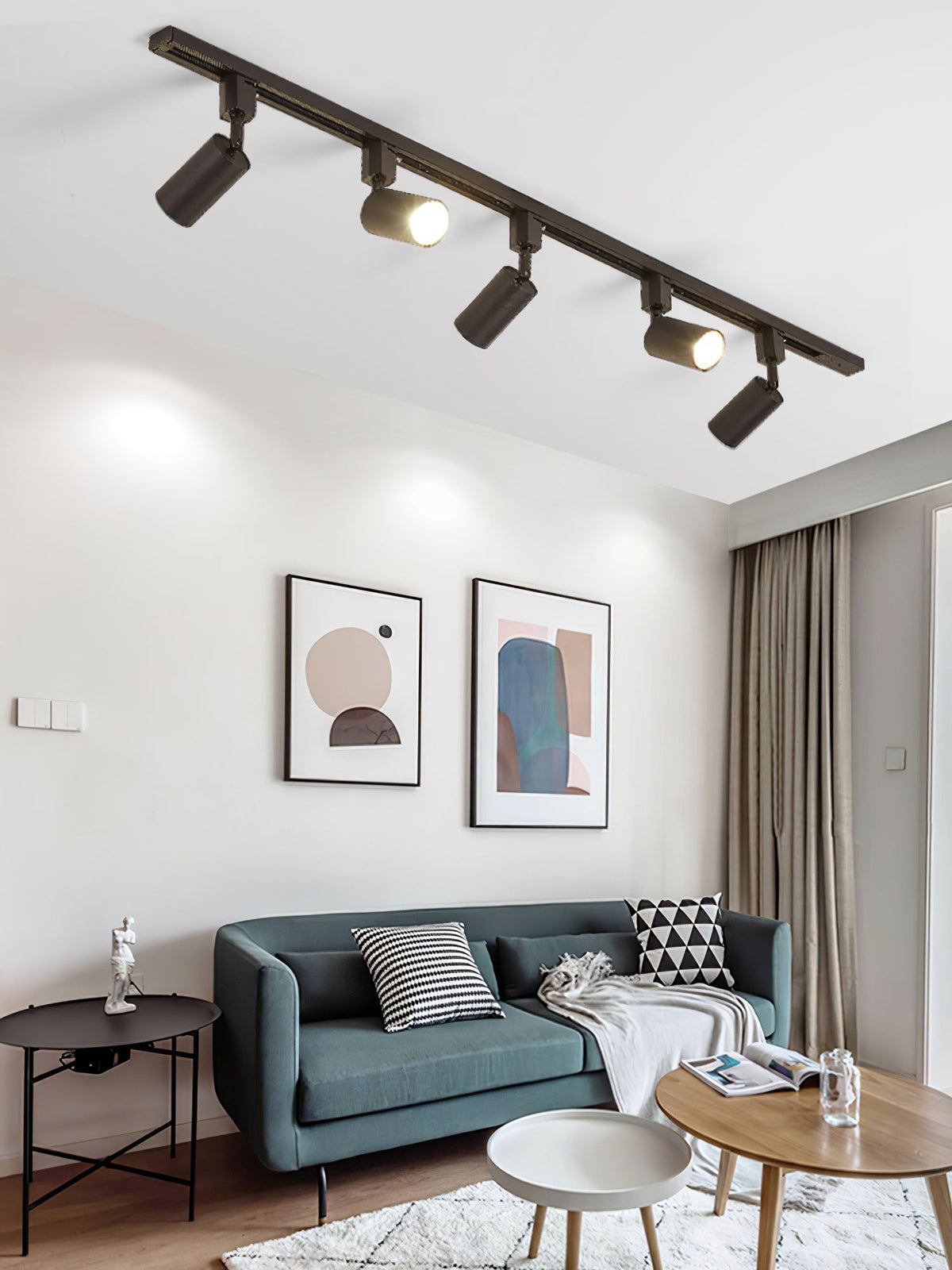 Galvyn Ceiling Lamp Sleek Cylinder Track with Minimalist