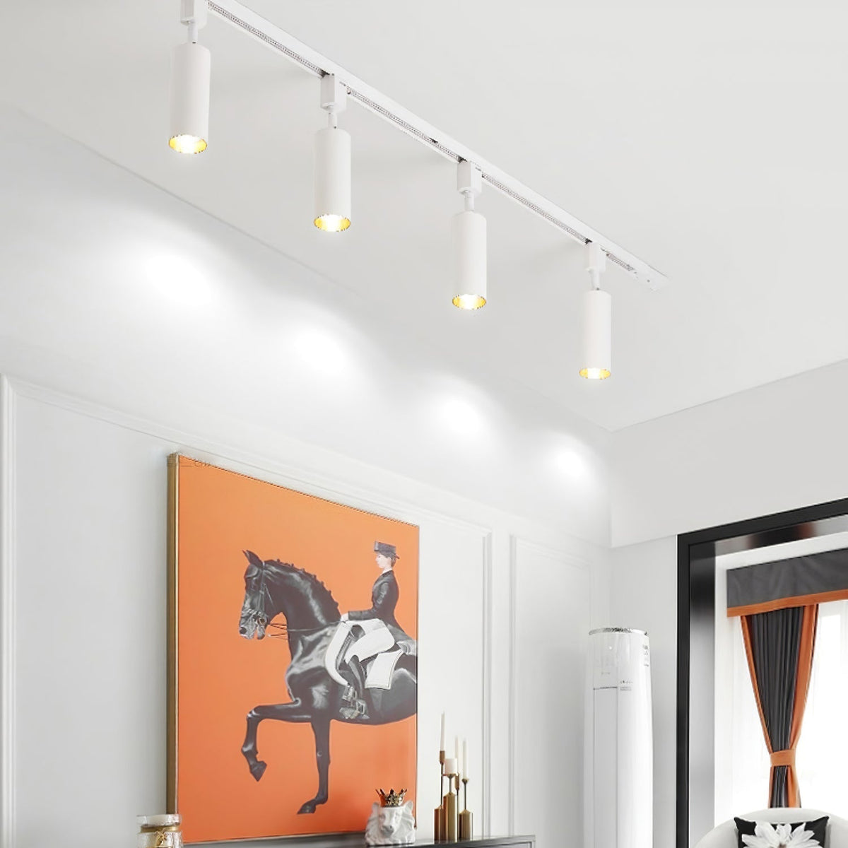 Galvyn Ceiling Lamp Sleek Cylinder Track with Minimalist