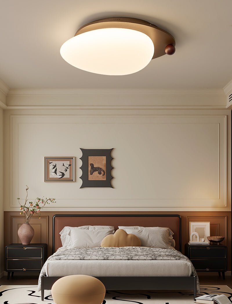 Wood Accent Ceiling Light