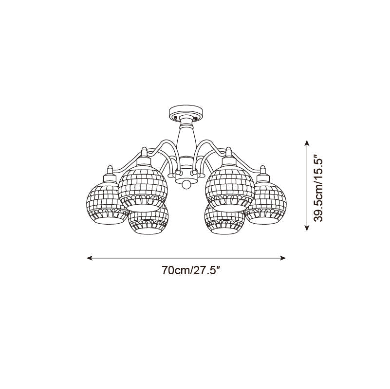 Orelerira Globe Chandelier