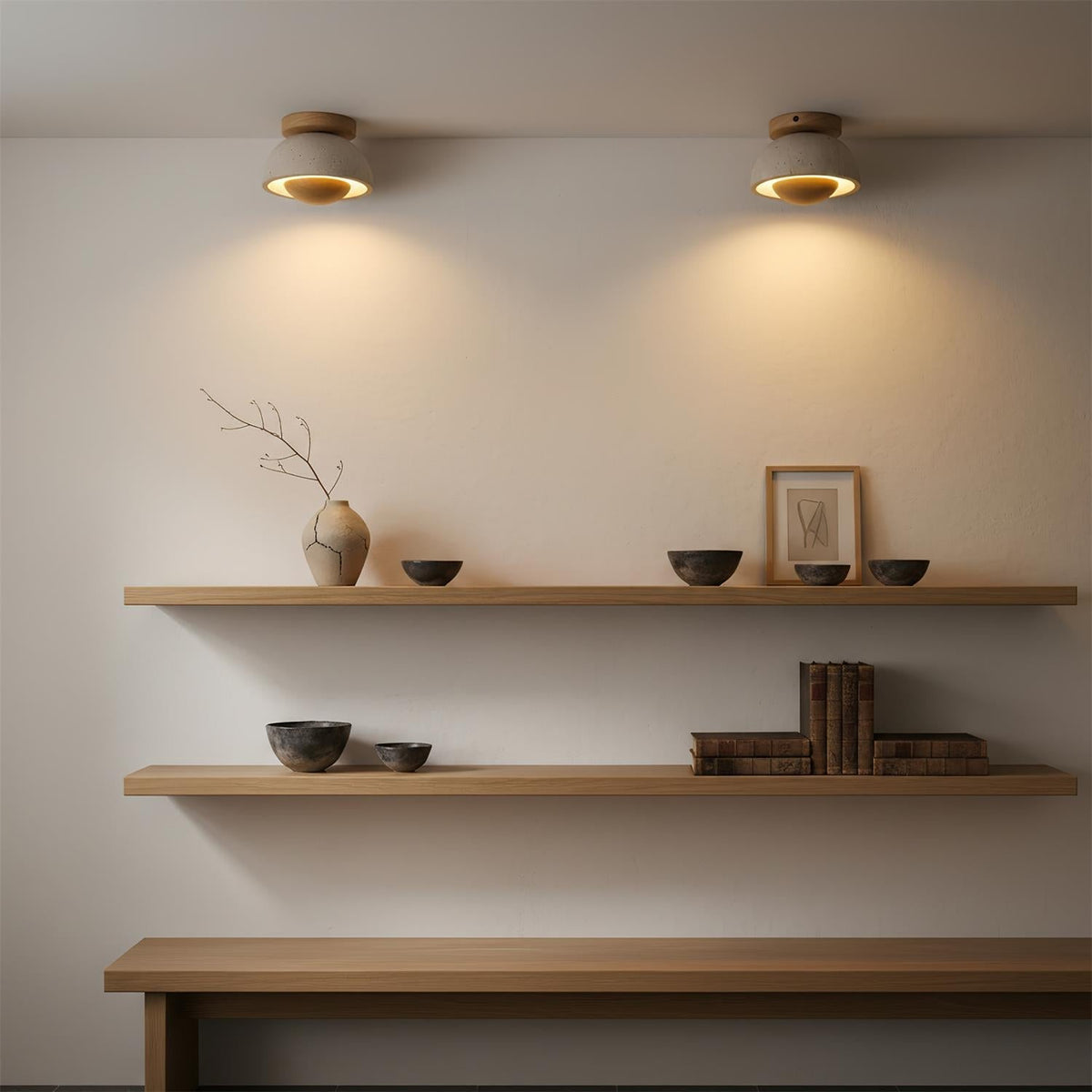 Calelaine Flush Mount Ceiling Lamp