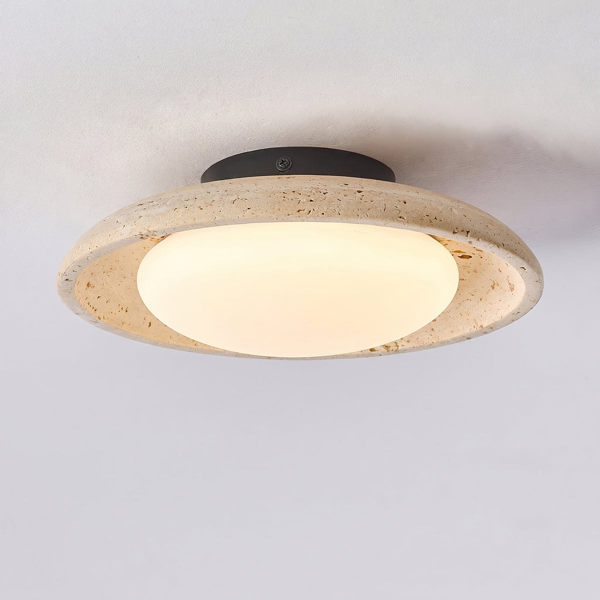 Sableth Travertine Ceiling Mount