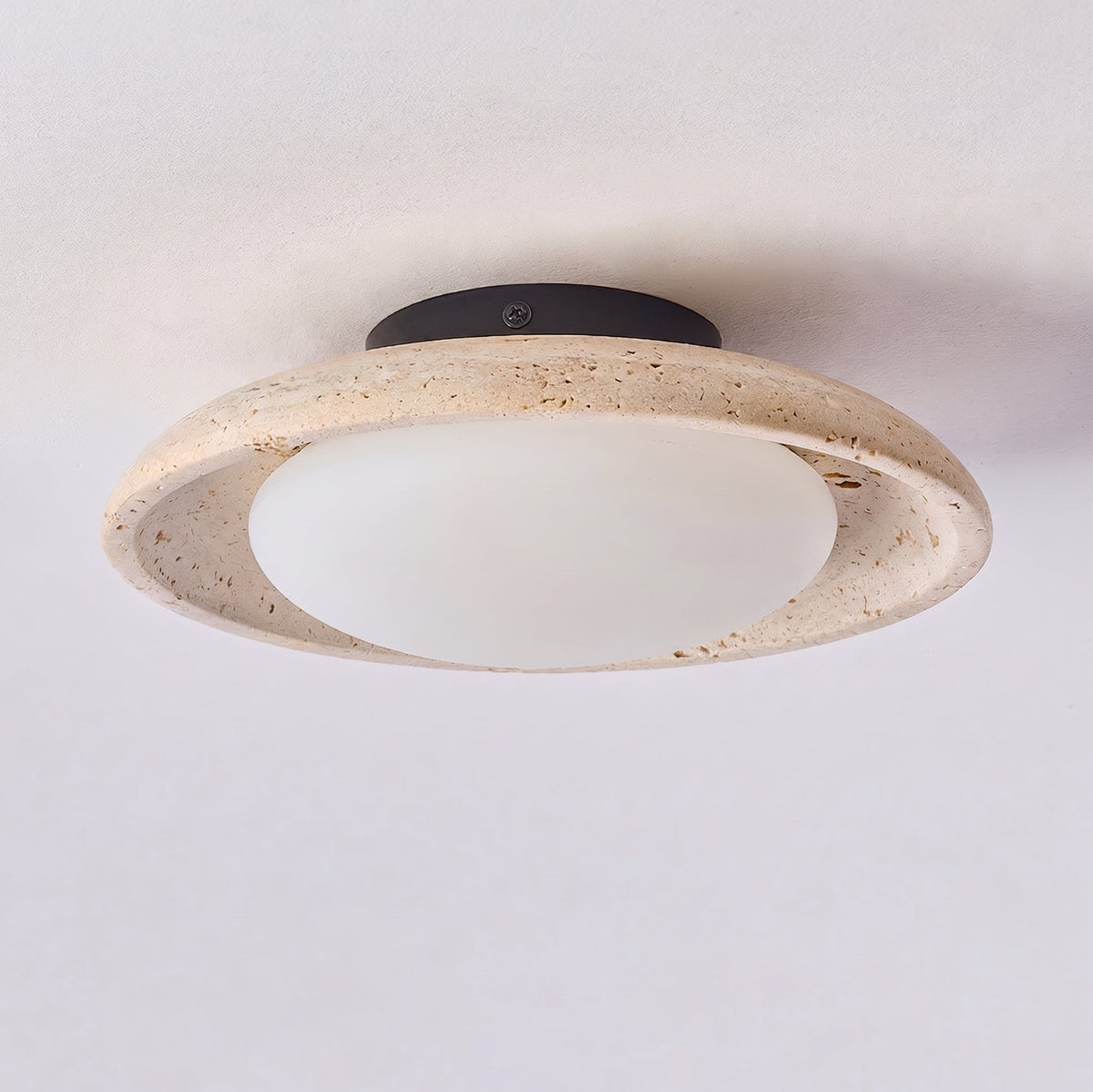 Sableth Travertine Ceiling Mount