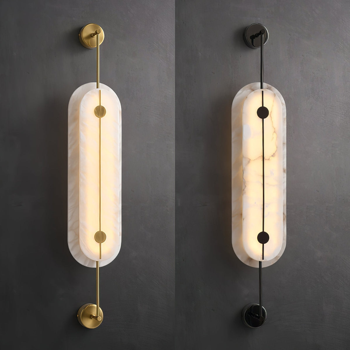 Cudorel Oval Alabaster Wall Light
