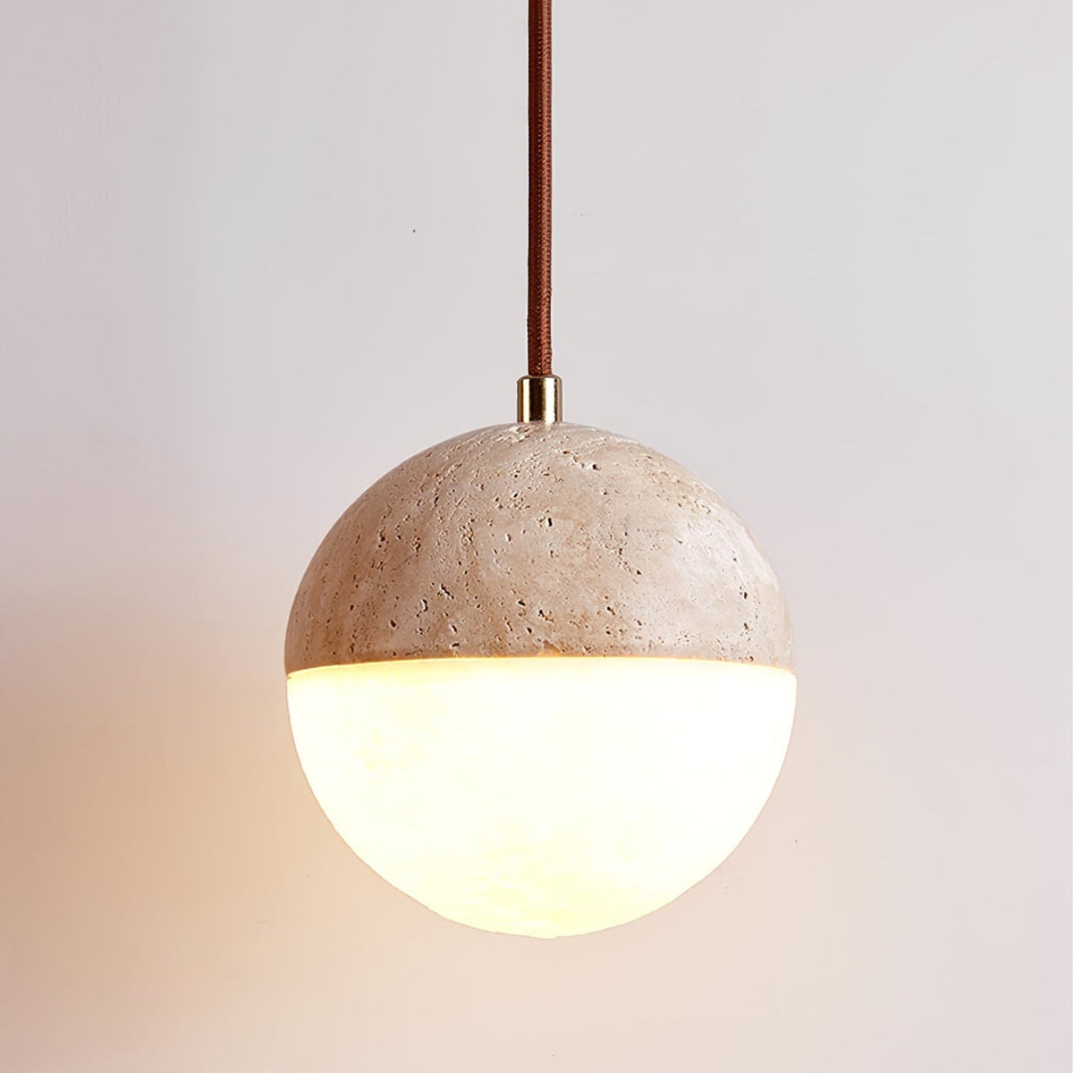 Vendrick Travertine Pendant Light