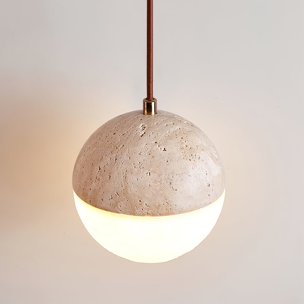 Vendrick Travertine Pendant Light