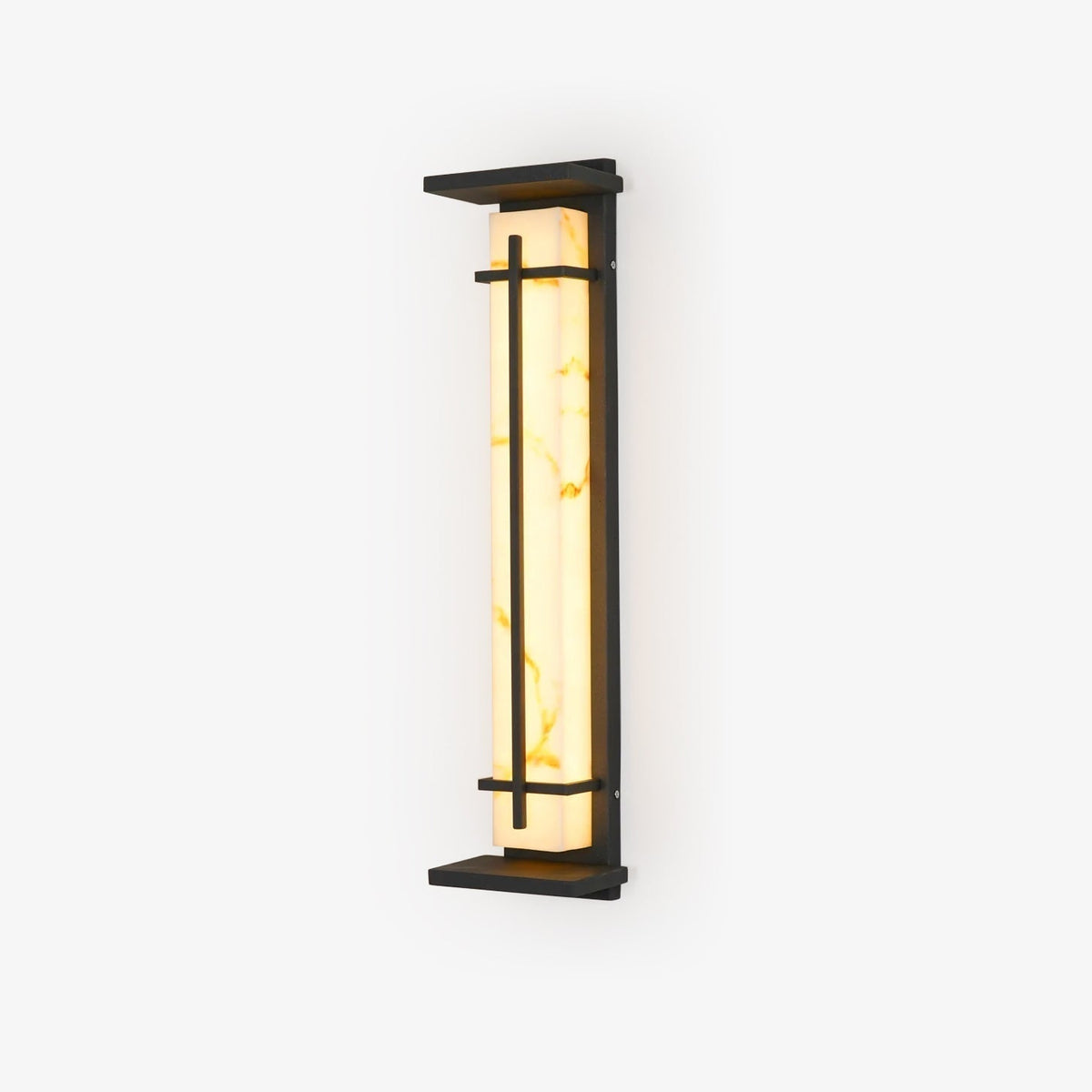 Avenirette Square Outdoor Wall Light Imitation Alabaster Waterproof