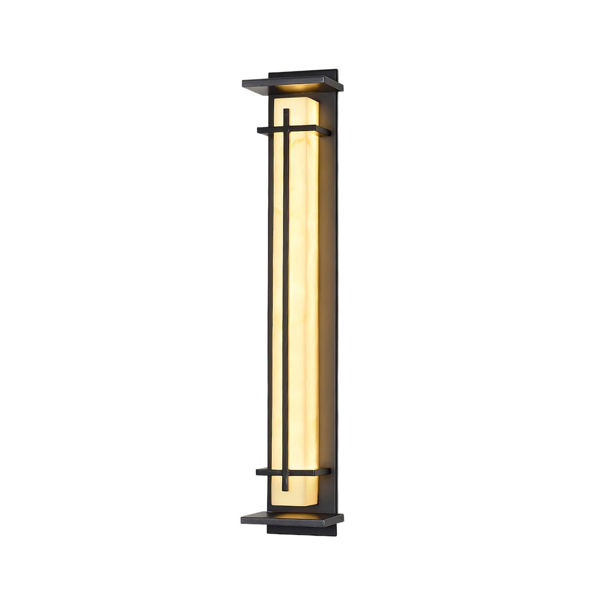 Avenirette Square Outdoor Wall Light Imitation Alabaster Waterproof