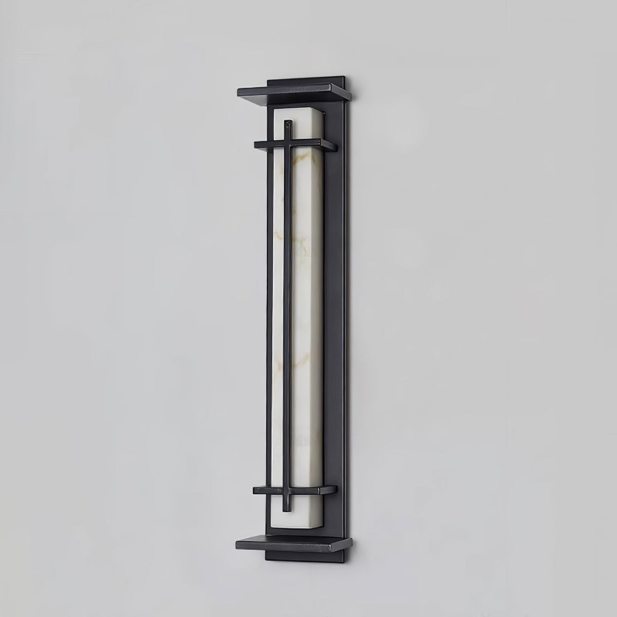 Avenirette Square Outdoor Wall Light Imitation Alabaster Waterproof