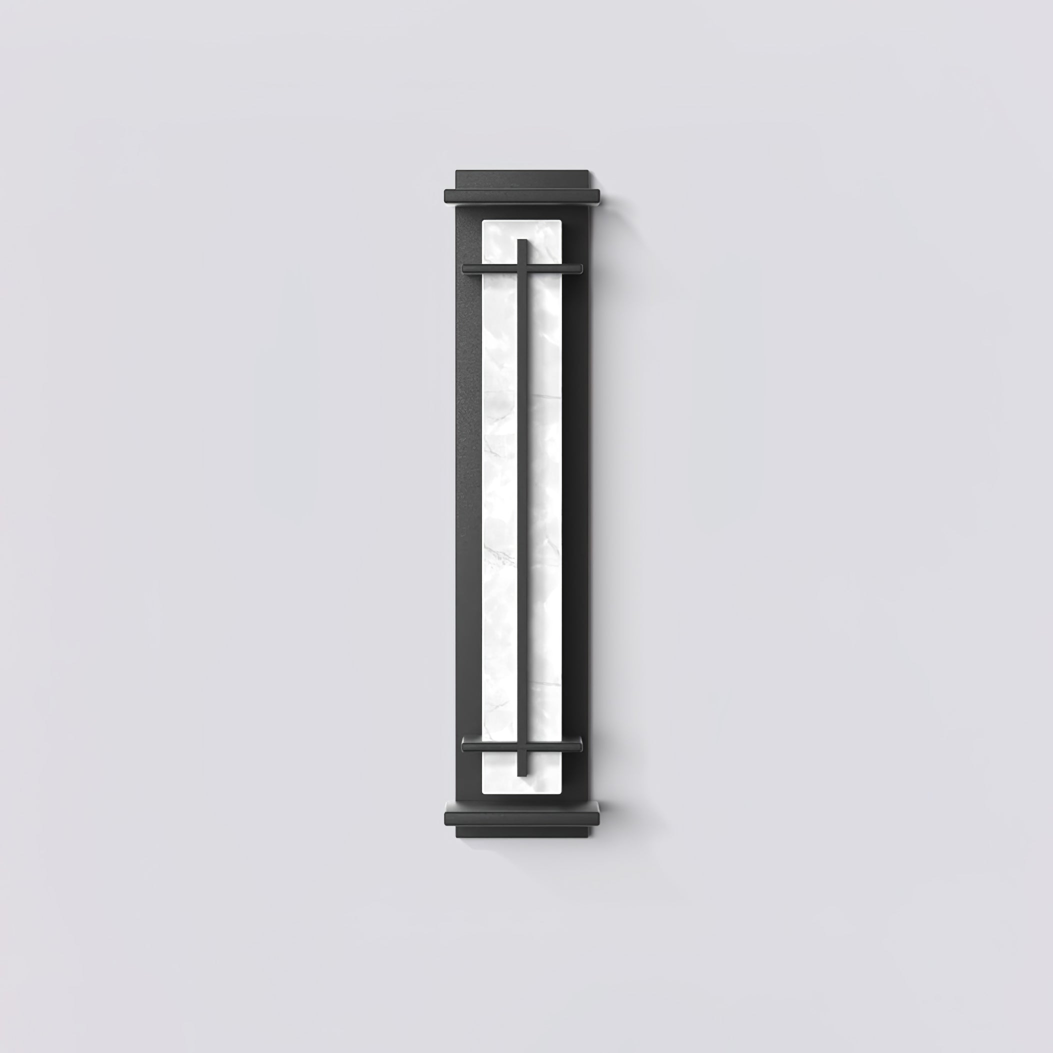 Ray Square Outdoor Wall Light Imitation Alabaster Waterproof