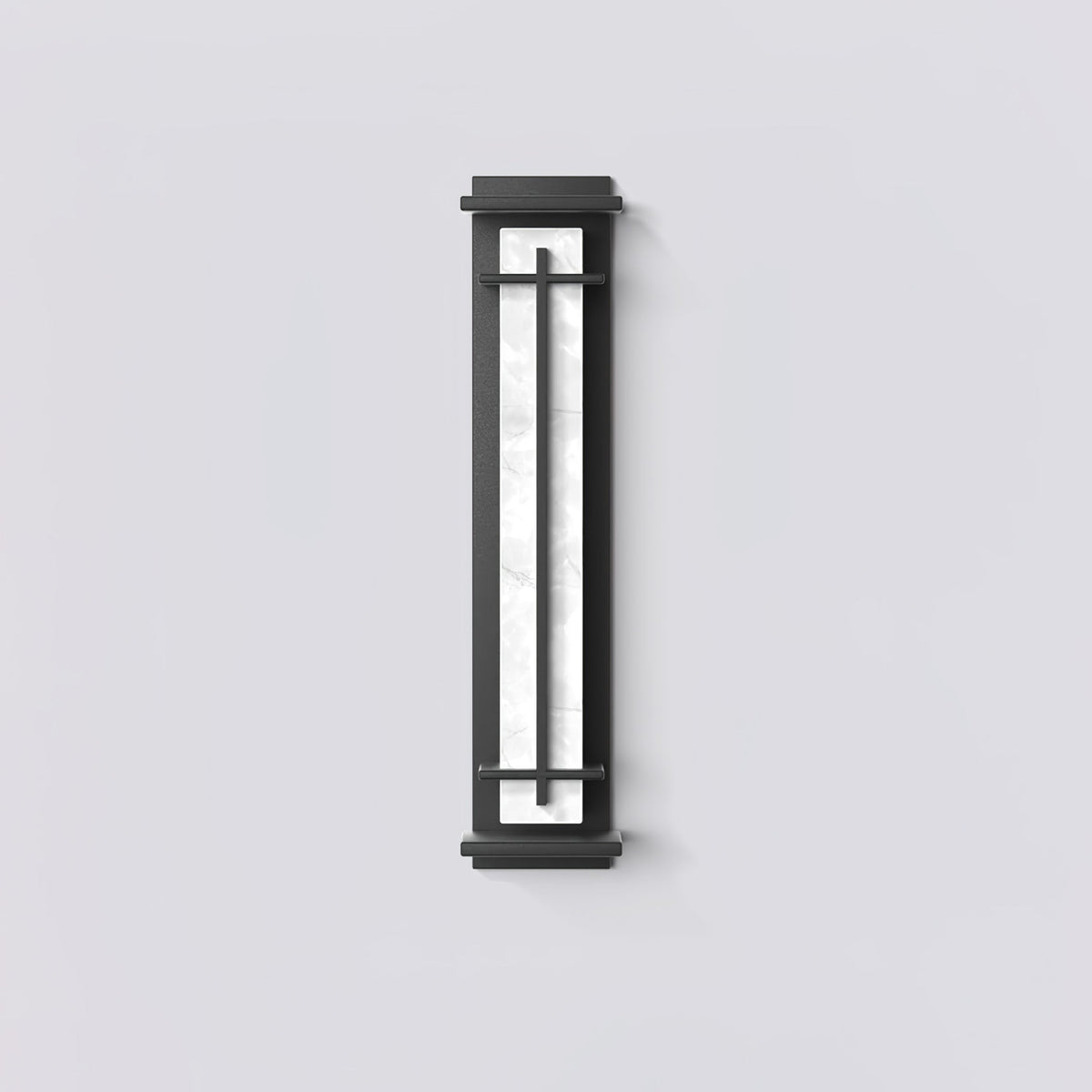 Avenirette Square Outdoor Wall Light Imitation Alabaster Waterproof