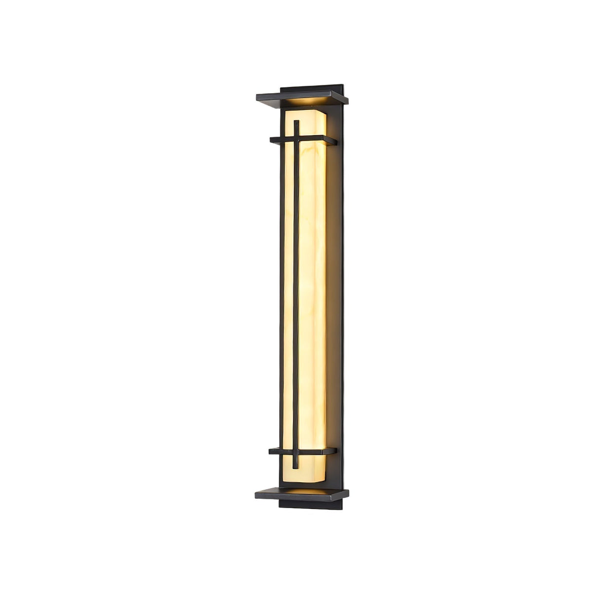 Avenirette Square Outdoor Wall Light Imitation Alabaster Waterproof