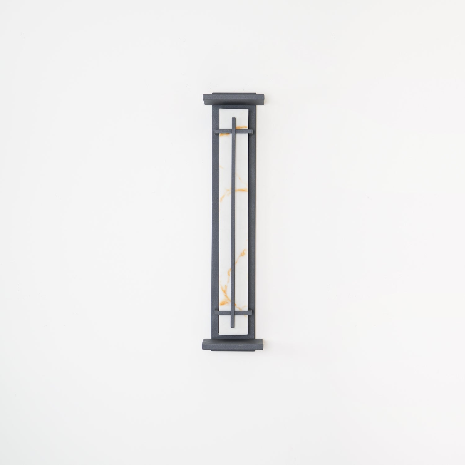Ray Square Outdoor Wall Light Imitation Alabaster Waterproof