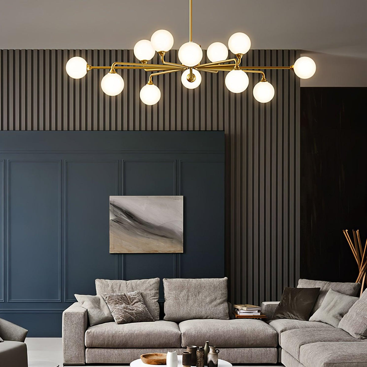 Nivor Modern Glass Chandelier