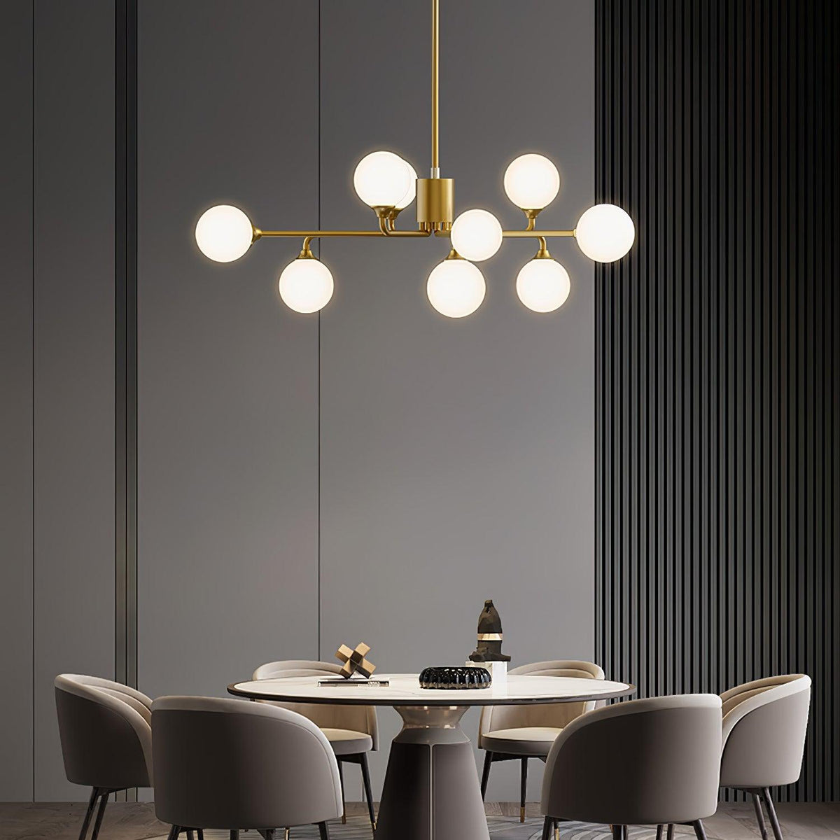 Nivor Modern Glass Chandelier