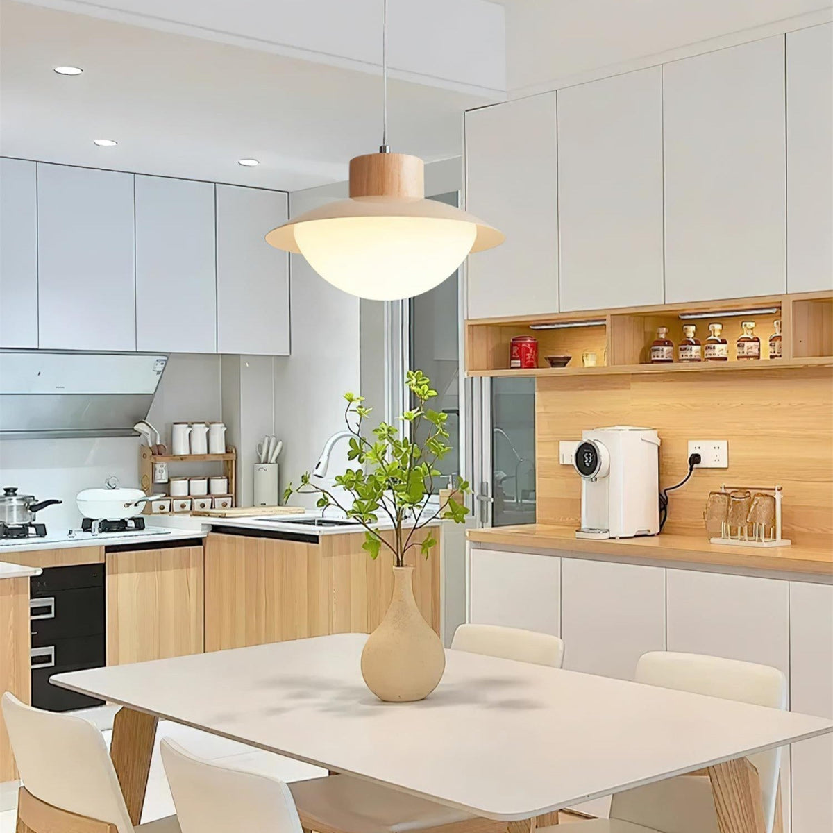Wudolit Pendant Light Natural Wood