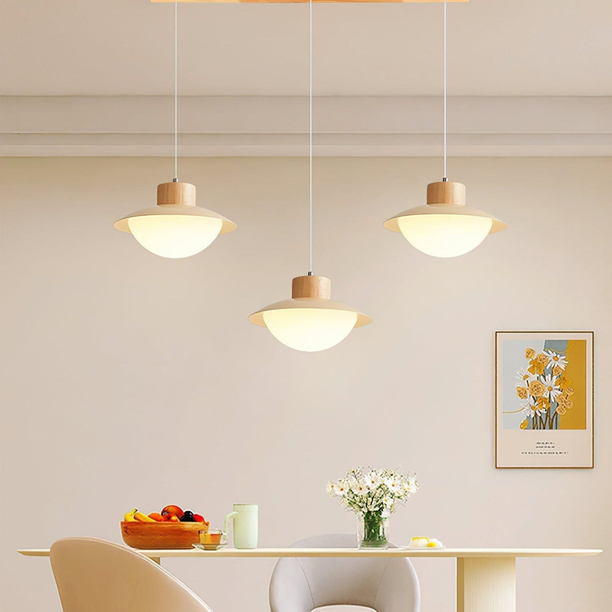 Wudolit Pendant Light Natural Wood