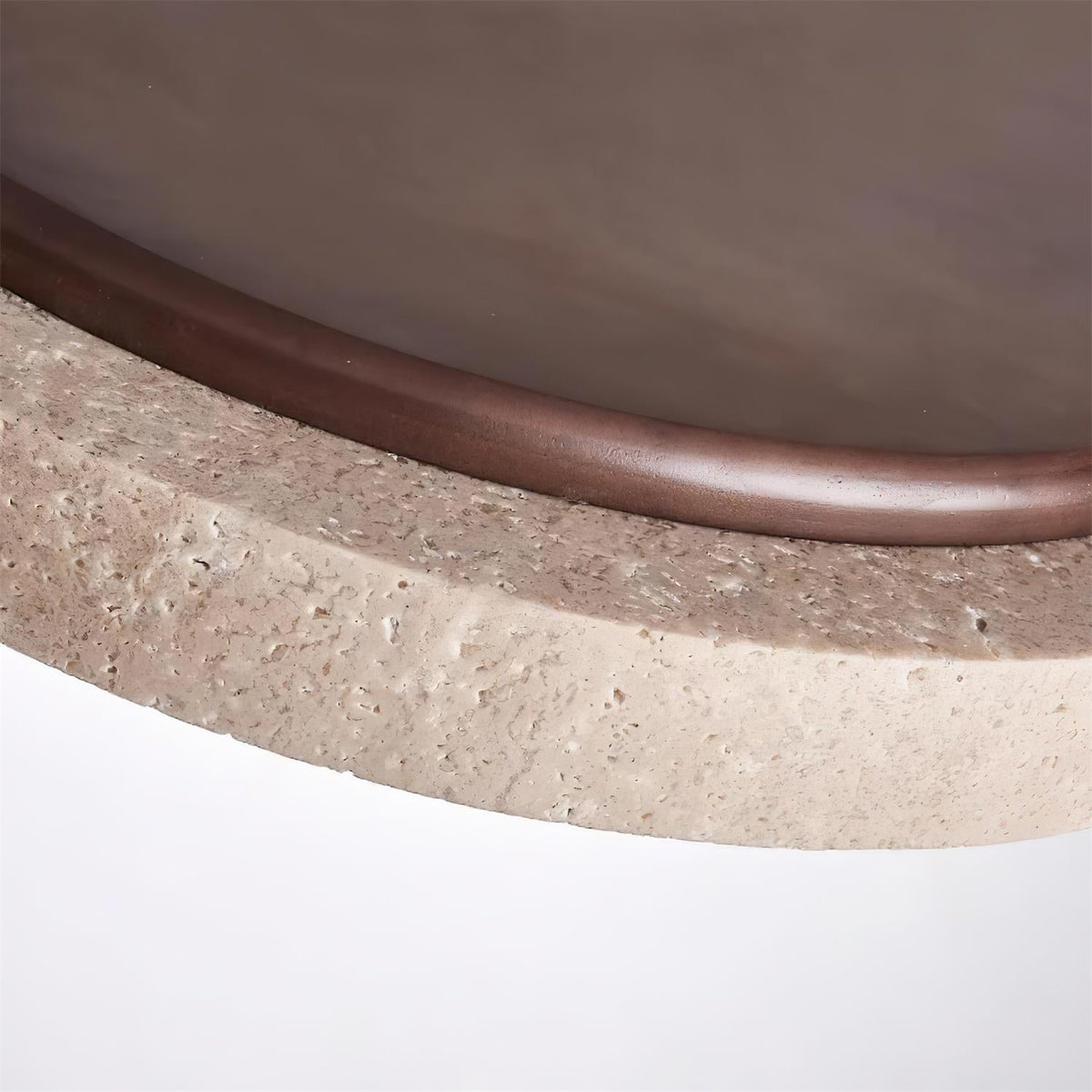 Tavaneria Pendant Light Travertine Ring