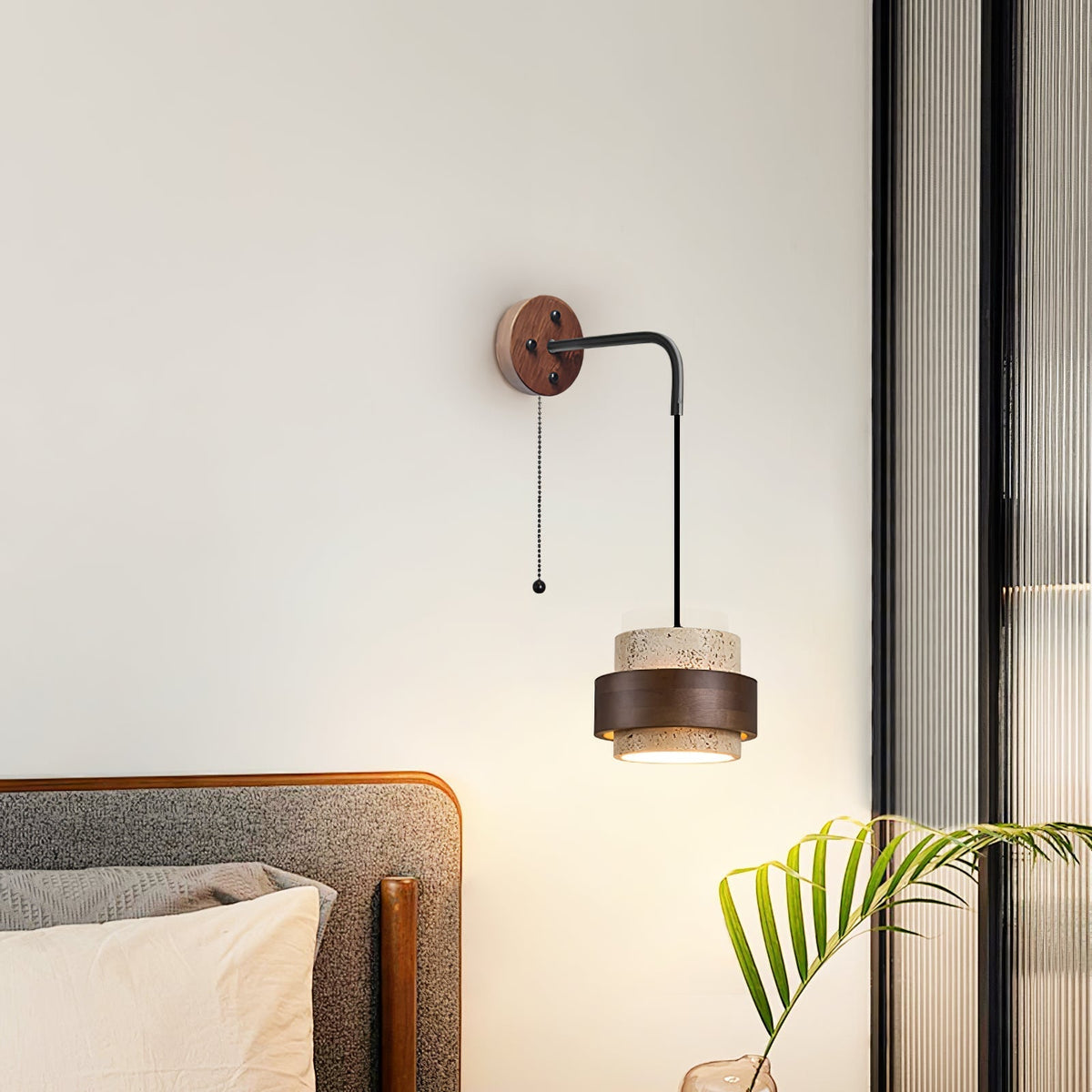 Seroina Travertine Wall Light