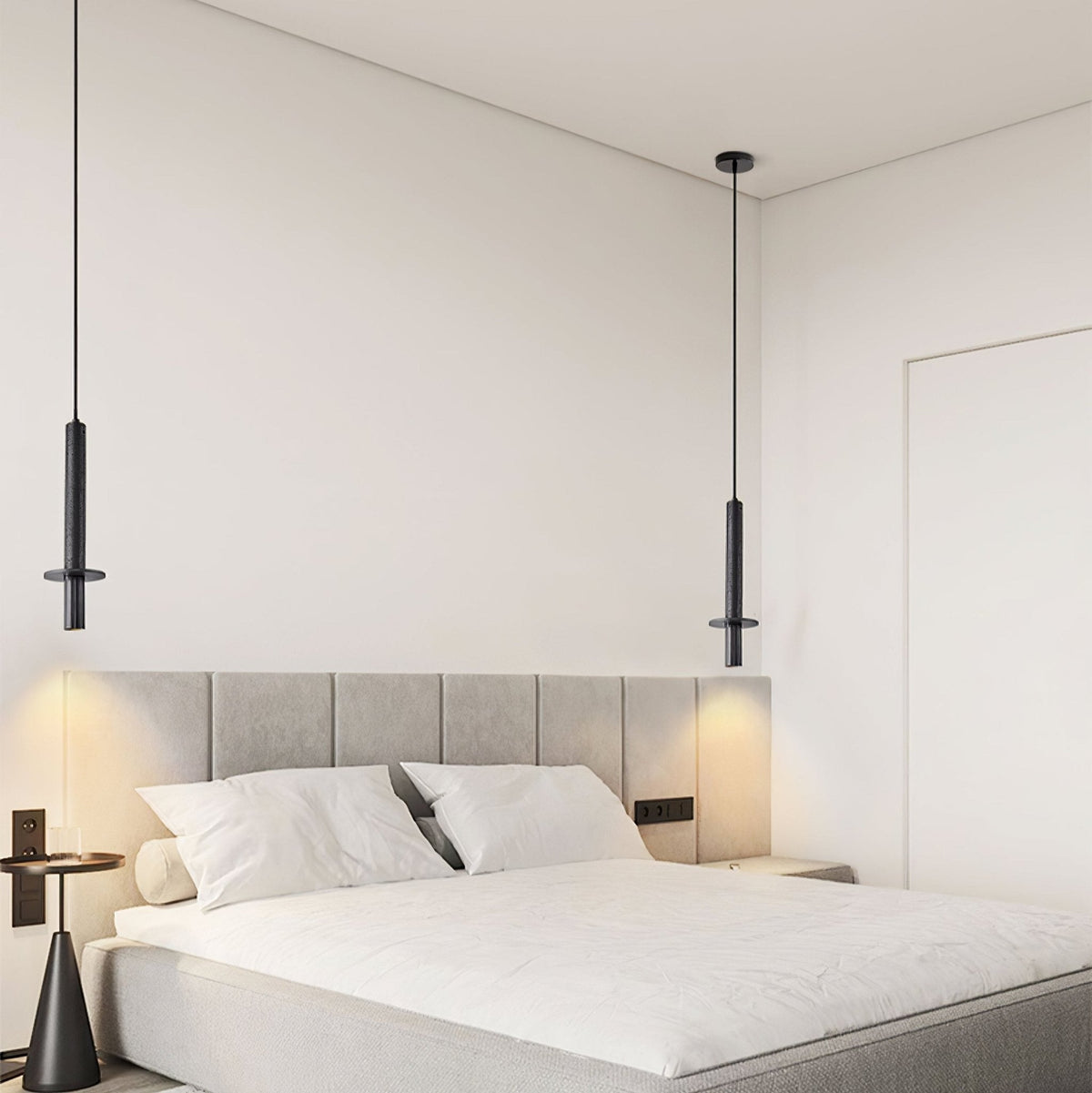 Valanise Dual Cylinder Travertine Pendant Light