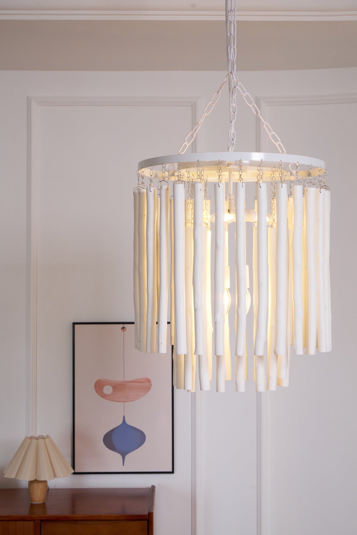 Xantir Postmodern Luxury Wood Chandelier