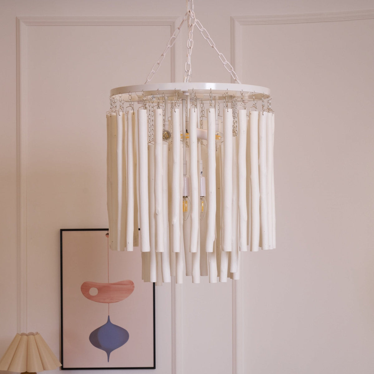 Xantir Postmodern Luxury Wood Chandelier