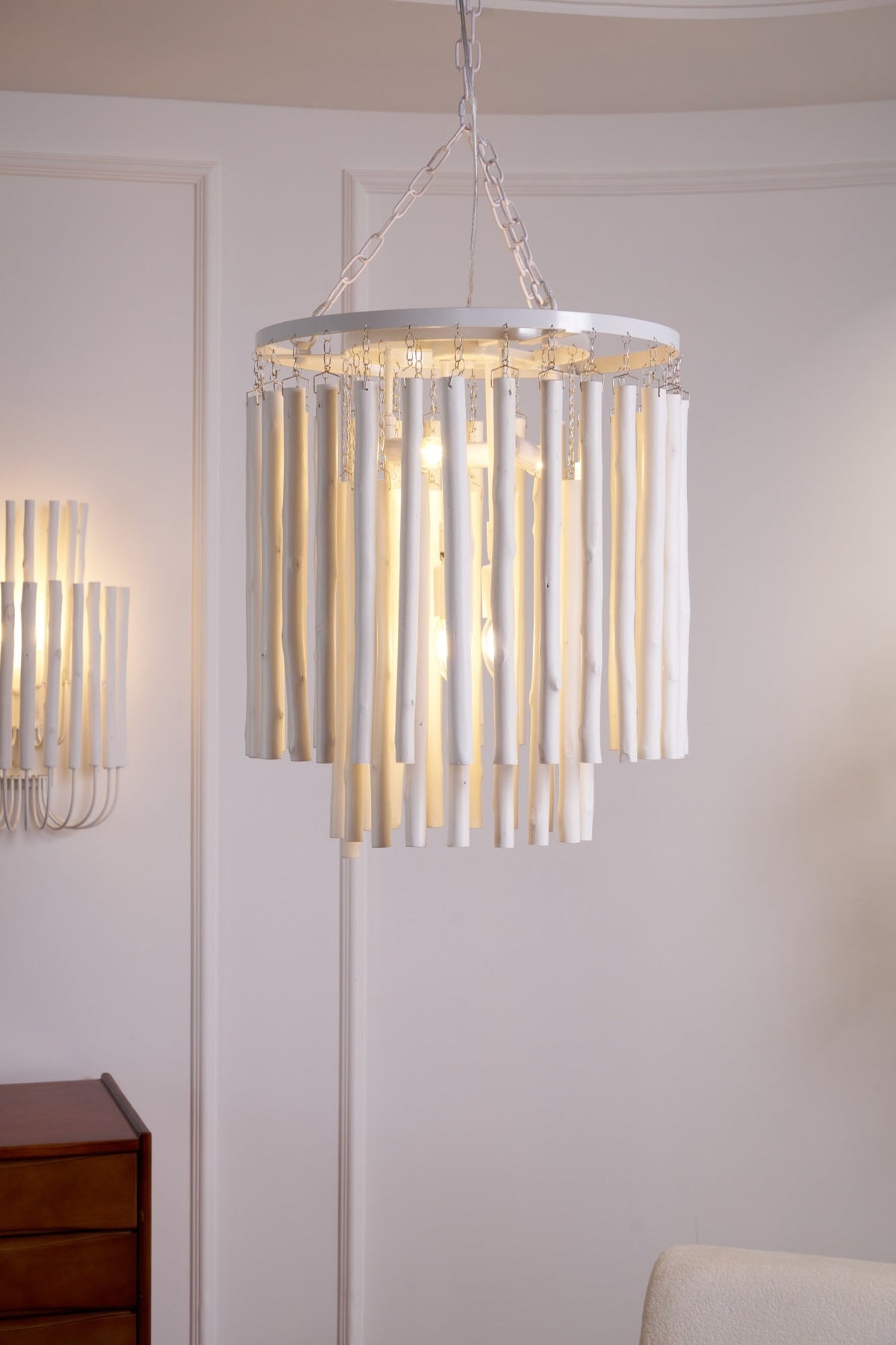 Xantir Postmodern Luxury Wood Chandelier