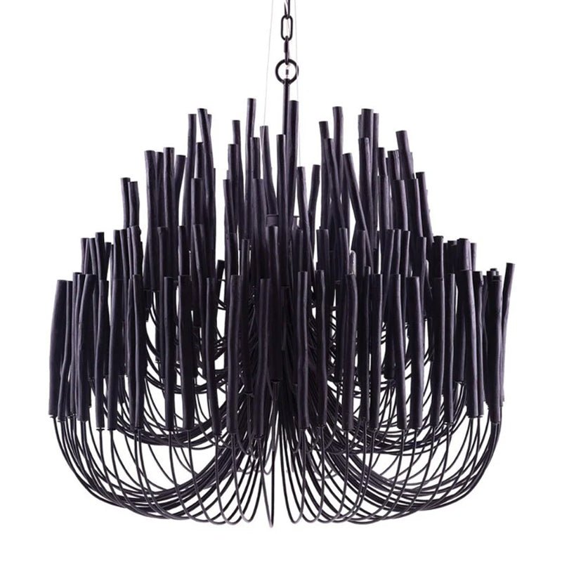 Xantir Postmodern Luxury Wood Chandelier